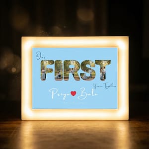 First year together - Glow frame