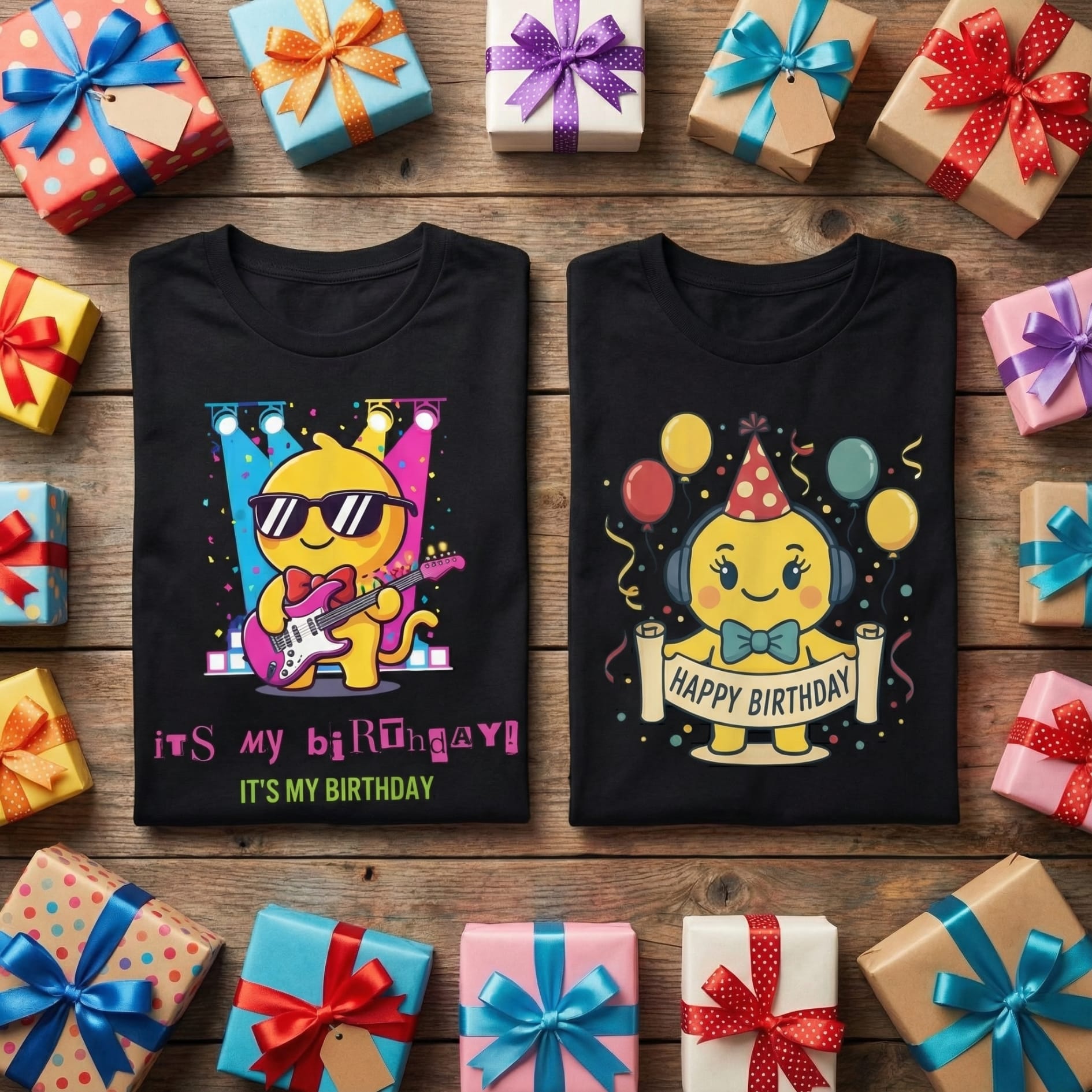 Customizable Birthday Couple Tees online music course | Sangeetly